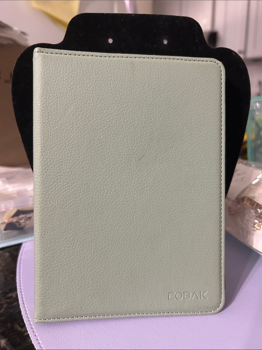 Mint Green Tablet Cover - Slim Folio Case
